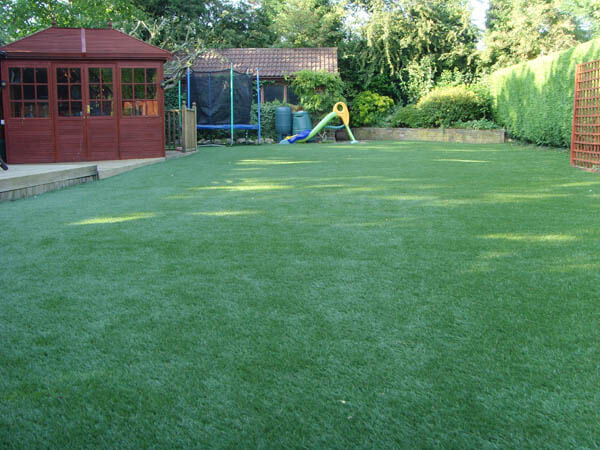Back Garden with Artificial Turf