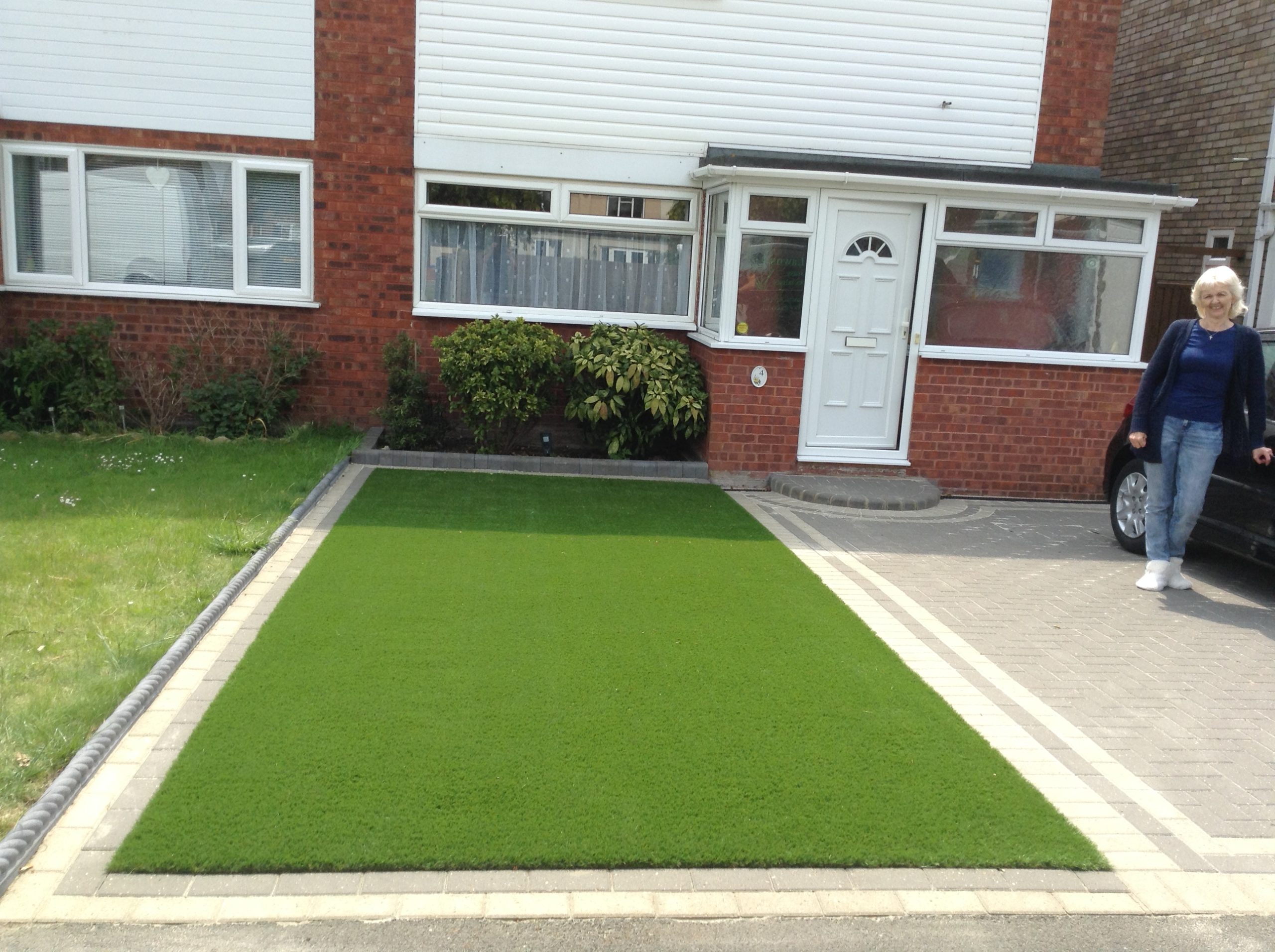 £13 m2 Artificial Astro Grass 4m Wide Quality Fake Lawn Turf  35mm 2650gr/m2 